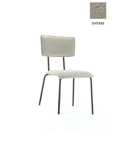 Workliving Eetkamerstoel Bo Society - Bouclé Shitake