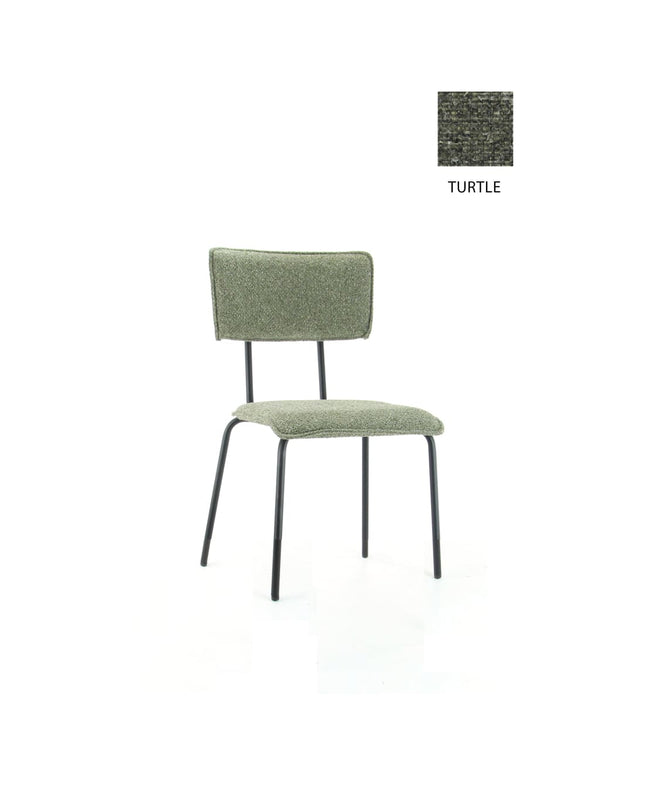 Workliving Eetkamerstoel Bo Society - Bouclé Schildpad