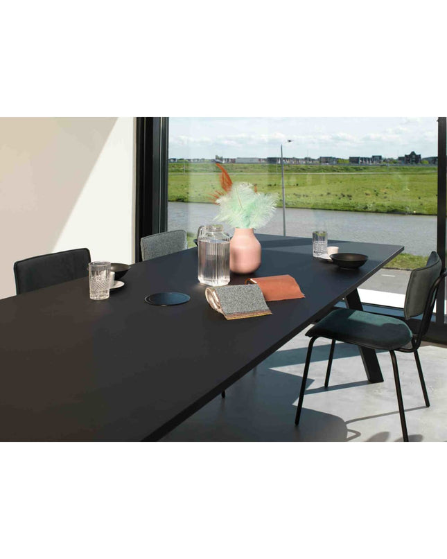 Workliving Eetkamerstoel Bo Society - Bouclé Schildpad