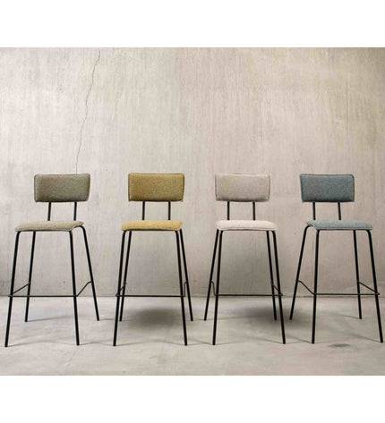 Workliving Bar Stool High Bo - Velvet Earth Forest
