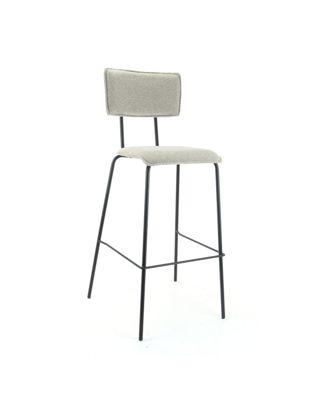 Workliving hoge barkruk Bo Society - bouclé shiitake