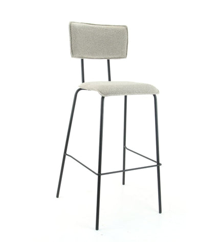 "Workliving Bar Stool High Bo Society - Boucle Shitake"