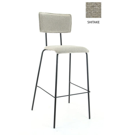 Workliving hoge barkruk Bo Society - bouclé shiitake