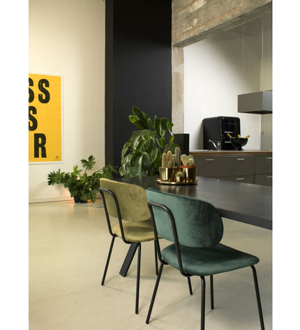Workliving Dining Chair Bo RS - Velvet Earth Forest