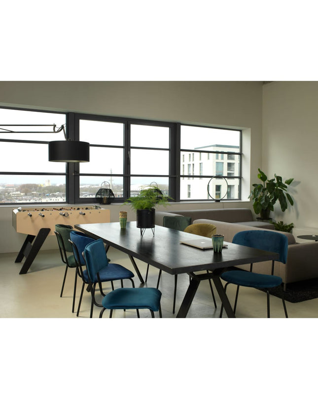Workliving Eetkamerstoel Bo RS - Society Bouclé Mosterd