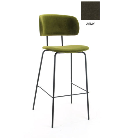"Workliving Bar Stool High Bo RS - Velvet Earth Army"