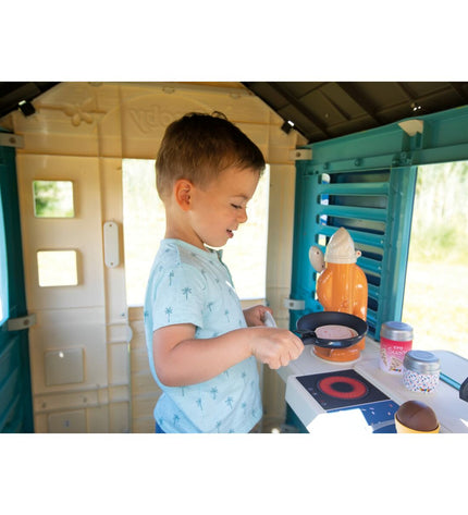Simba Sweety Corner children's toy house measuring 105x110x127 cm, perfect for indoor play and outdoor fun.