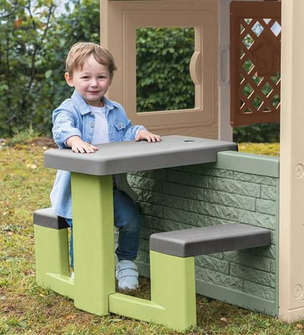 Smoby outdoor toy accessory featuring colorful plastic elements, designed for children's play and sports activities.