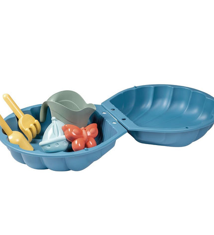 Smoby plastic sandbox for children, outdoor play toy with a colorful design, ideal for outdoor play and fun in the garden.
