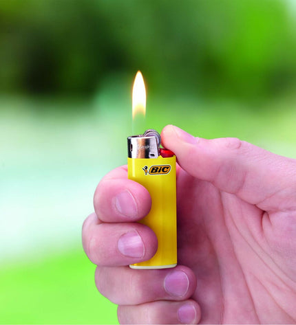 Bic mini J25 multicolour lighters for household and cleaning, pack of 50, compact and versatile for home and kitchen use.