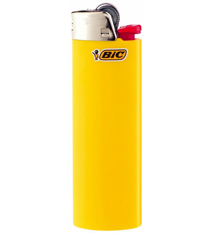 Bic multicolour lighter with 50 parts, used for household cooking and cleaning, shown with colorful components.