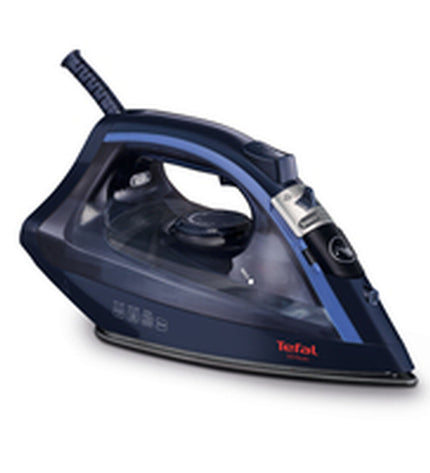 Tefal FV 1713 blue steam iron with 2000W power, displaying a sleek design and control dial for home ironing tasks.