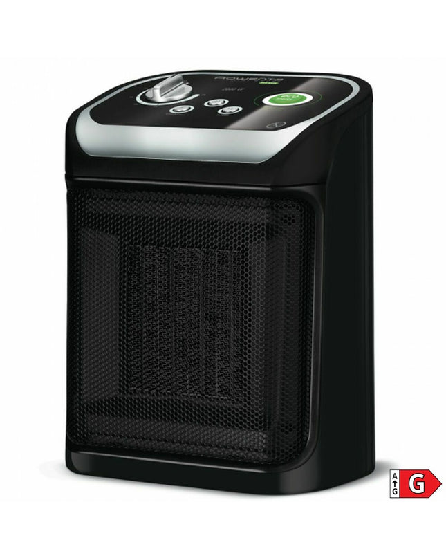 Rowenta SO9266 black 2000W portable heater, compact home and kitchen appliance for heating or cooling.