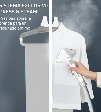 Rowenta stoomijzer for household use, featuring a sleek design and steam control for effective ironing.