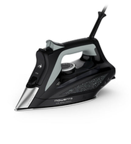 Rowenta steam iron with 2500W power, featuring a sleek design and ergonomic handle for home ironing and fabric care.