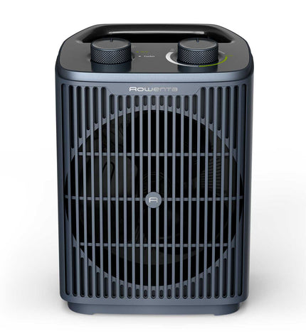 Rowenta SO2351 portable heater in gray with 2000W power, designed for home comfort and heating.