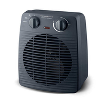 Rowenta SO2211 blue portable heater with 2000W power, designed for home use and cooling, shown in the image.