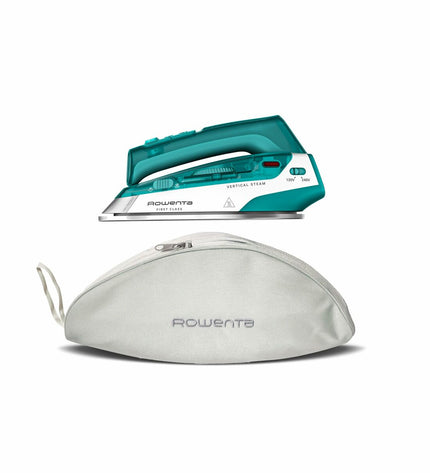 Rowenta DA1610 steam iron for household use with water tank and control dial, suitable for efficient fabric ironing.