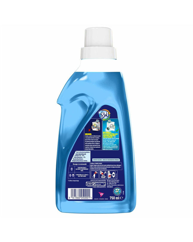 Calgon Power 3 in 1 Gel for washing machines, 750 ml bottle, effective anti-limescale and cleaning for 15 washes
