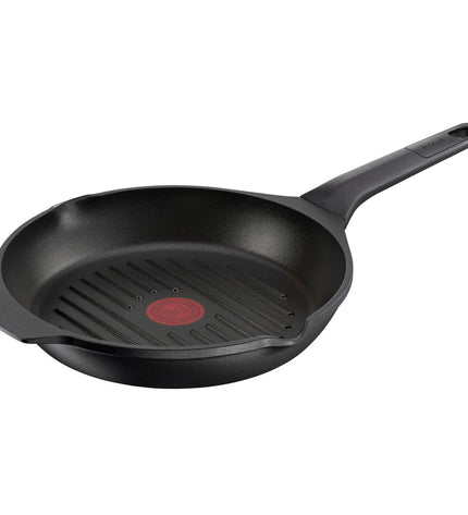 Tefal E2494044 non-stick frying pan for home cooking, with a black handle and cooking surface, suitable for various stovetops.