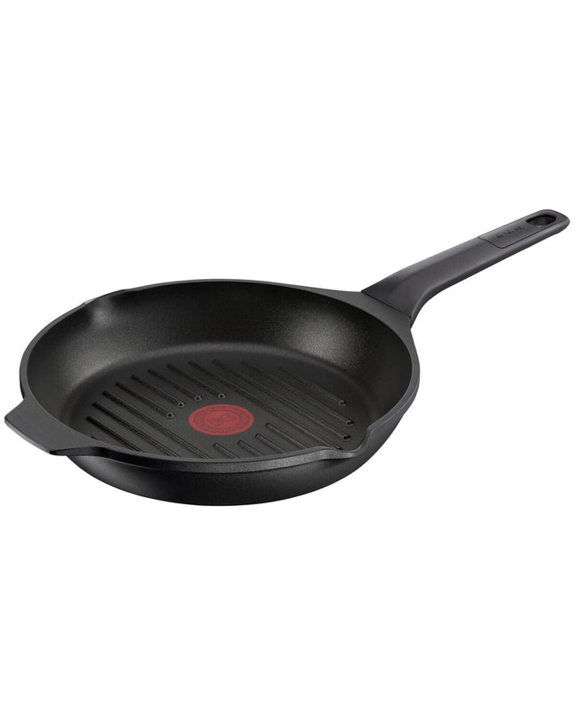 Tefal E2494044 non-stick frying pan for home cooking, with a black handle and cooking surface, suitable for various stovetops.