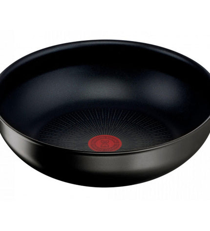 Tefal frying pan for home cooking, black non-stick cookware with ergonomic handle, ideal for everyday kitchen use