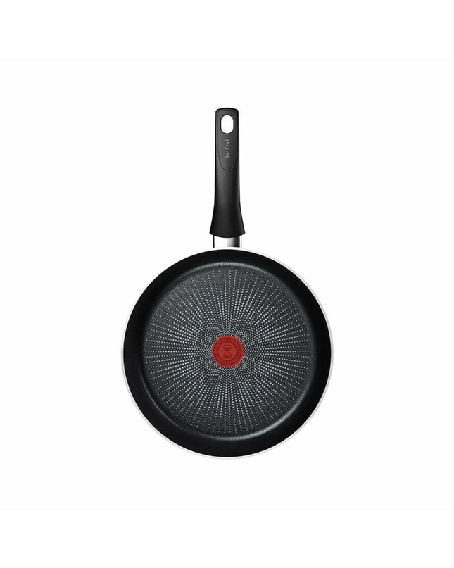 Tefal FORCE BLACK 24C black aluminum frying pan with a 24 cm diameter, ideal for home cooking and kitchen use
