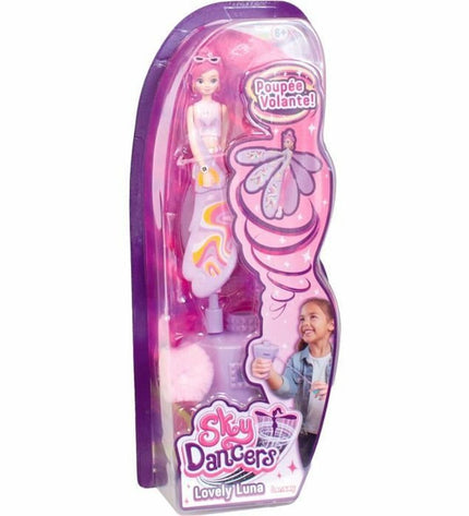 Lansay actiefiguur speelgoed, detailed plastic action figure with colorful clothing, designed for children’s play and collection.