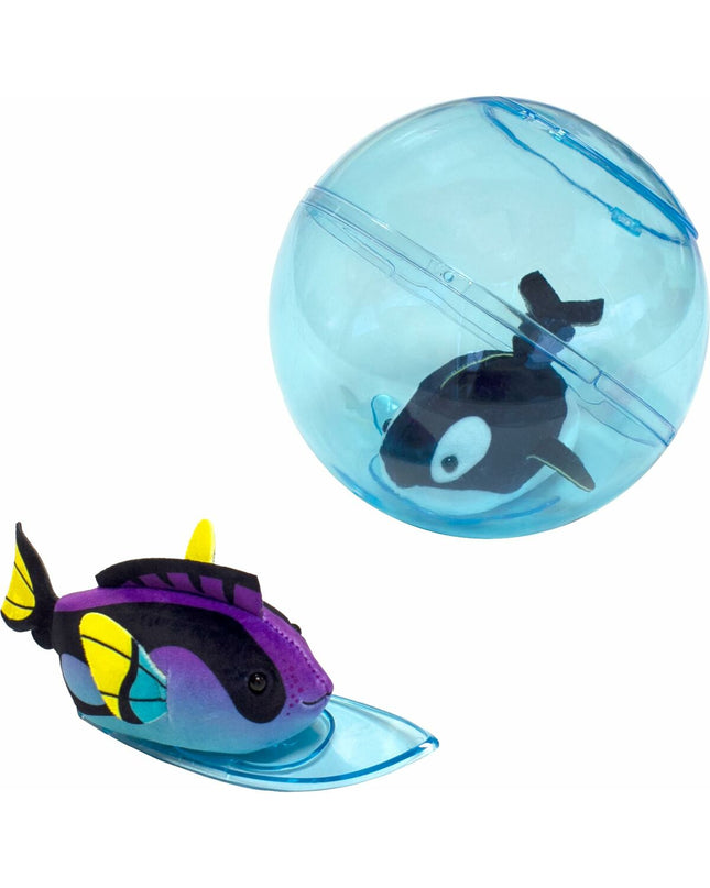 Lansay Zhu Zhu Aquarium Dieren Set for bath, featuring colorful plastic animal figures, designed for play and water fun.