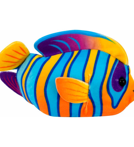 Lansay Zhu Zhu Aquarium Crystal Le Poisson Ange Royal electronic pet toy with colorful fish figure, 9x15x14 cm, for kids' play.