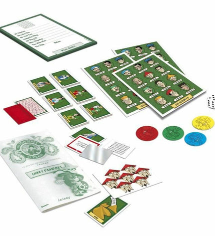 Lansay Les Mysteres De Pekin board game with colorful game pieces and vibrant packaging for children’s fun and family play.