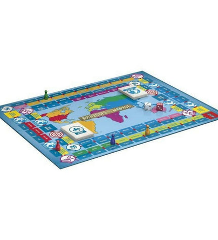 Lansay Riches of the World board game with colorful game pieces and game board for family fun and strategic play