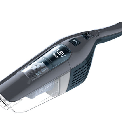 Rowenta RH6756 wireless 2-in-1 handheld vacuum cleaner for home cleaning, showing the lightweight design and attachments.