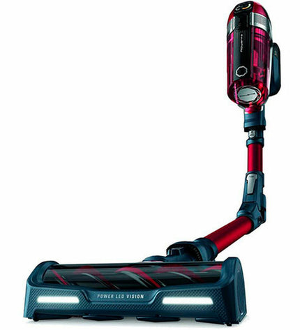 Rowenta X-Force Flex 11.50 cordless steel vacuum cleaner with 0.9L capacity, 25.2V power, and 130W for home cleaning.