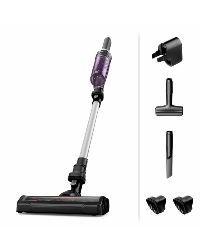 Rowenta Steelstofzuiger RH1129 100W with compact design and ergonomic handle, ideal for home cleaning and floor maintenance.