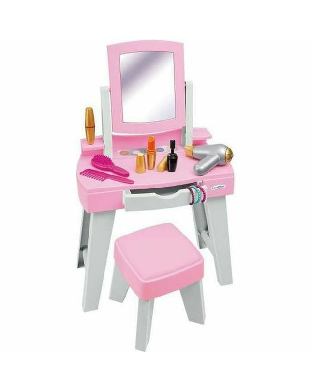 Ecoiffier My First Dressing Table toy for kids, featuring miniature furniture for imaginative house and kitchen play.
