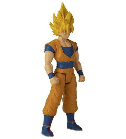 Bandai Dragon Ball Limit Breaker Goku Super Saiyan action figure from the toys and games collection, detailed pose and vibrant colors.