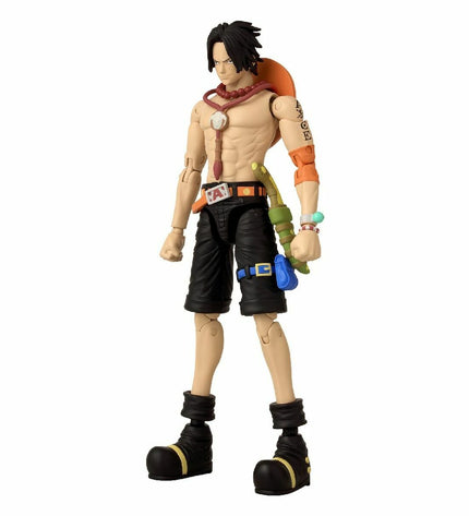 One Piece Bandai Anime Heroes Portgas D. Ace action figure, 17 cm tall, detailed toy from the popular anime series.