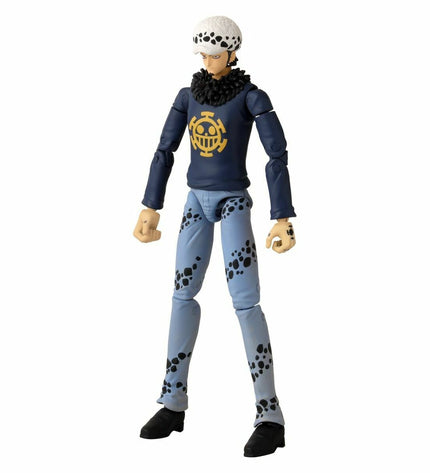 One Piece Trafalgar Law action figure by Bandai, 17 cm, detailed anime hero toy for fans of collectible figures and anime merchandise.