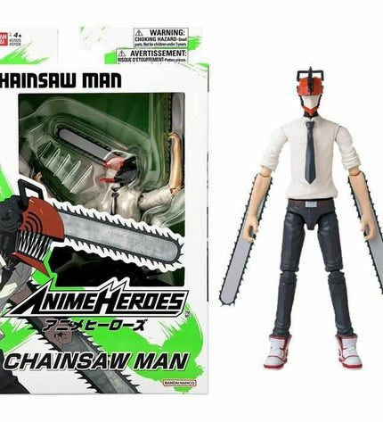 Bandai Chainsaw Man Ledenpop action figure from the speelgoed en games collection, showing detailed character design and accessories.