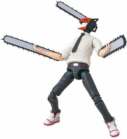 Bandai Chainsaw Man Ledenpop action figure from speelgoed en games, featuring detailed design and iconic chainsaw weapon.