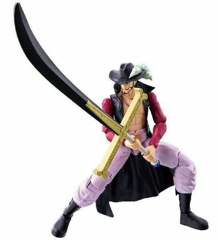 Bandai One Piece action figures set with 11 pieces, including character figures and accessories from the popular anime series.