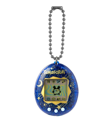 Bandai interactief huisdier speelgoed, elektronisch spel, 20 x 3 x 15 cm, featuring colorful buttons and playful design.
