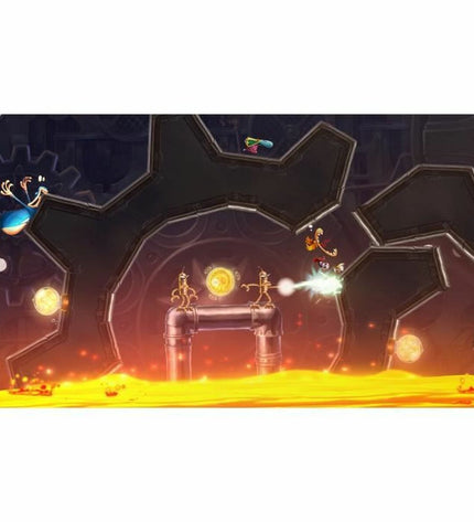 Ubisoft Rayman Legends Definitive Edition Switch game download code card for electronic gaming consoles.
