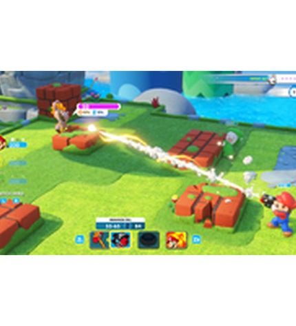 Ubisoft Mario + Raving Rabbids Kingdom Battle Nintendo Switch game download code card for electronic plug-and-play gaming console.
