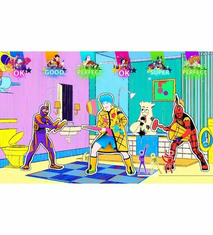Ubisoft Just Dance 2025 Edition Switch video game for electronic plug-and-play consoles, featuring colorful dance-themed cover art.