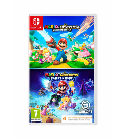 Ubisoft Switch video game cartridge for plug & play gaming console, featuring colorful game artwork on the label.