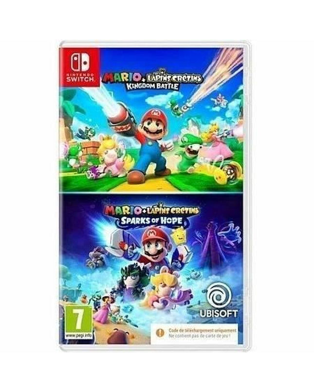 Ubisoft Switch video game cartridge for plug-and-play game console, electronic gaming product with colorful game cover art.