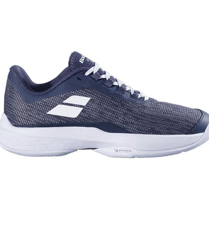 Babolat Jet Tere 2 Clay women's tennis shoes in gray, sport and outdoor footwear for tennis players.
