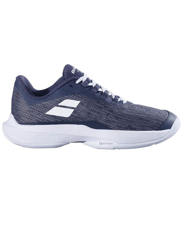 Babolat Jet Tere 2 Clay women's tennis shoes in gray, sport and outdoor footwear for tennis players.